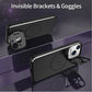iPhone 15 Back Cover With MagSafe Wireless Charging And Camera Protection Convertible Stand