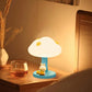 CloudBun: Bunny-Shaped Cloud Night Lamp with Tap Control – Soft Silicone Glow Light for Kids’ Bedrooms & Baby Nursery (3-Level Dimming, Rechargeable)
