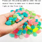 GlowRock: Glow-in-the-Dark Pebble Set for Balcony, Garden, Aquarium & Magical Ambience (Pack of 100)