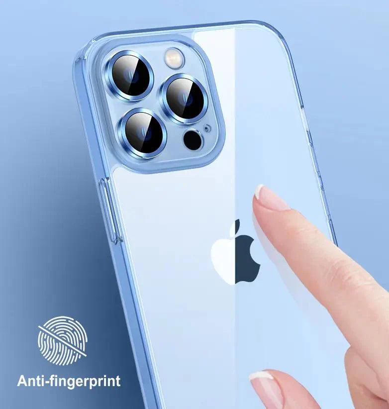 iPhone Never Yellowing Silicone Transparent Back Cover with Camera Protection