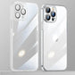 iPhone Never Yellowing Silicone Transparent Back Cover with Camera Protection