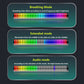 VibEQ: Sound Reactive RGB Light Bar, USB-C with In-built Mic & 32 Patterns, LED Strip for Car, Desk, Studio & Gaming Room