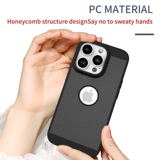 Heat dissipation iPhone Back Cover With Apple Brand Showoff
