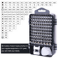 FixPro: 115-in-1 Precision Screwdriver Tool Kit, Magnetic Repair Set for Mobiles, Laptops, Gaming Consoles, Watches, Glasses & DIY Electronics Projects
