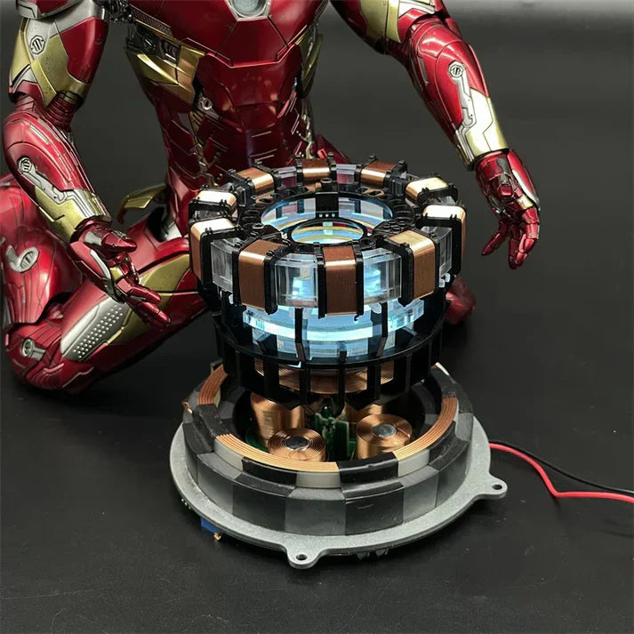 ArcNex: Levitating MK1 Arc Reactor Decor & Collectible & 360° Free Floating Display — 1:1 Collector Replica for Superhero Fans