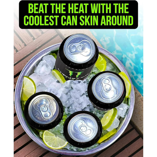 Boozie: 2Pc Silicone Beer Can Sleeves with Insulation, Soda for 550ML Cans – Looks Like Regular Soda Can | Hide Alcoholic Beverage Easily | Cola & Monster (2Pc Random)