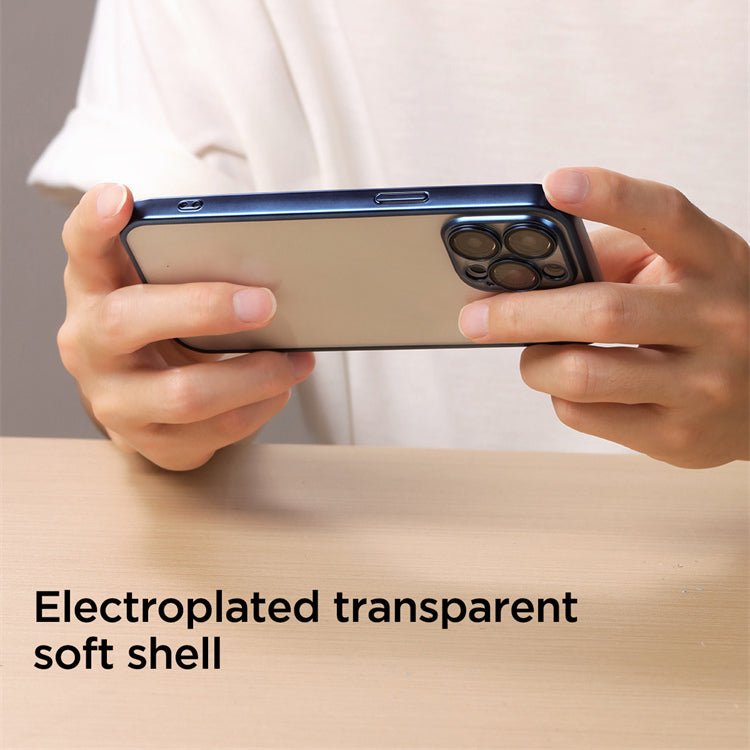 iPhone Never Yellowing Silicone Transparent Back Cover with Camera Protection