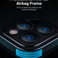 iPhone Never Yellowing Silicone Transparent Back Cover with Camera Protection